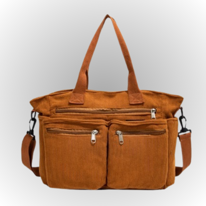 Urban Cord Tote | Stylish & Practical Shoulder Bag
