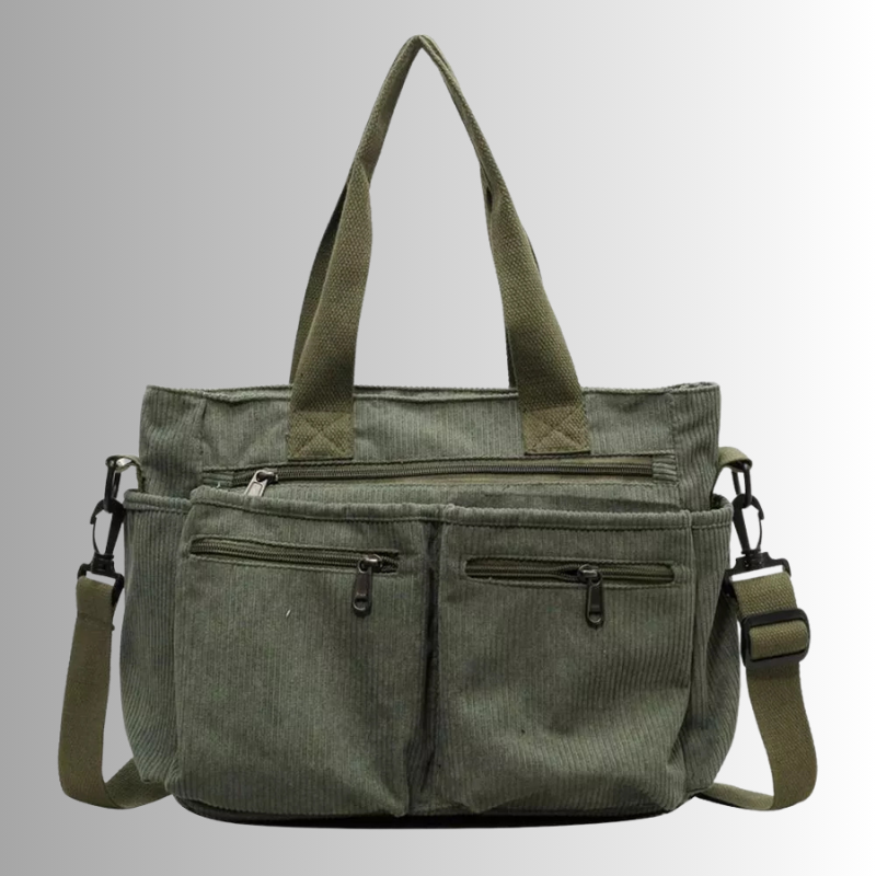 Urban Cord Tote | Stylish & Practical Shoulder Bag