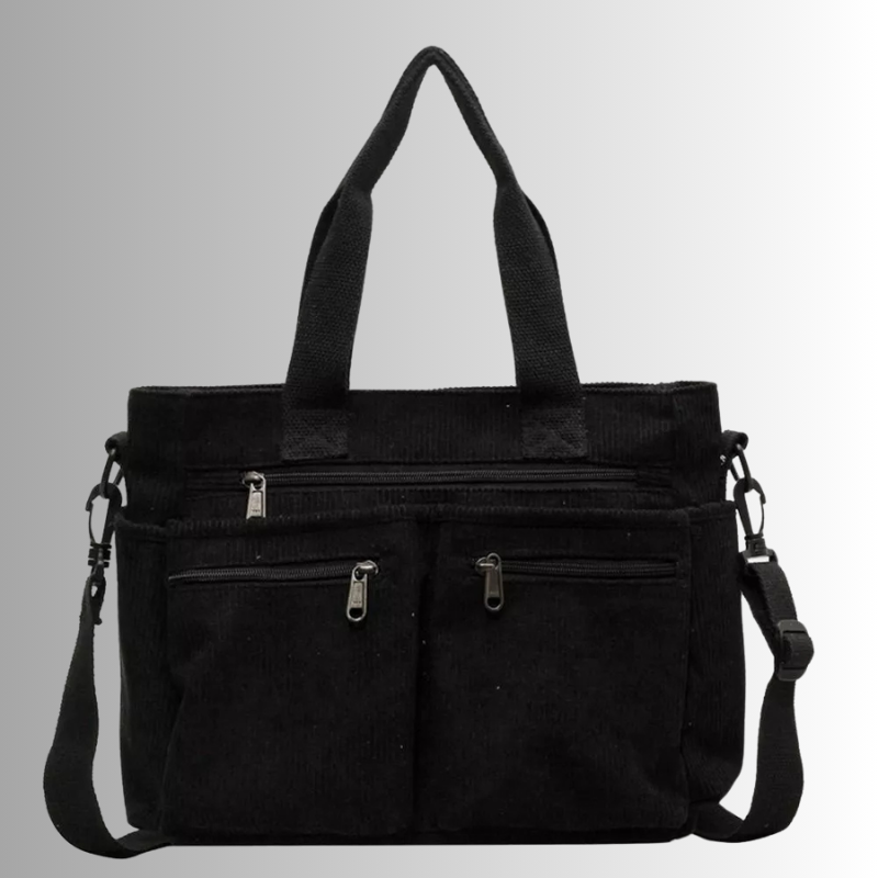 Urban Cord Tote | Stylish & Practical Shoulder Bag