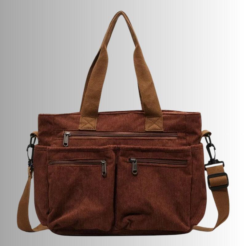 Urban Cord Tote | Stylish & Practical Shoulder Bag