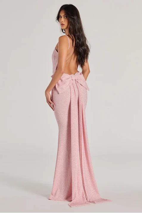 Ashe Shining Fishtail Maxi Dress