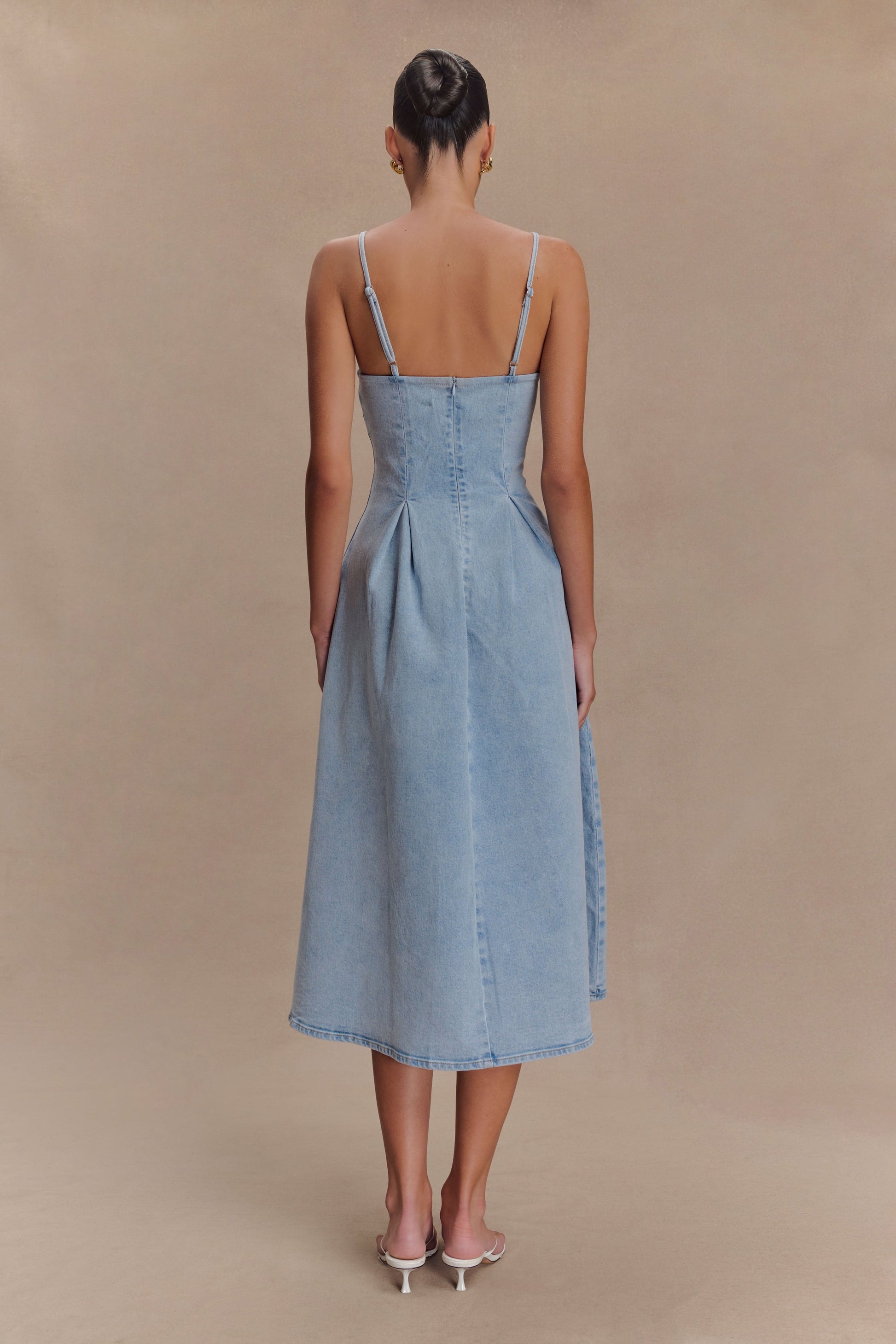 Harlyn Denim Midi Dres