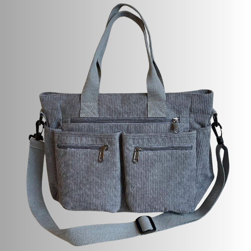 Urban Cord Tote | Stylish & Practical Shoulder Bag
