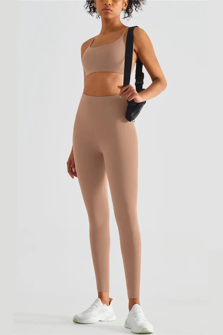 Lexi Cacao High-Rise Tight Leggings