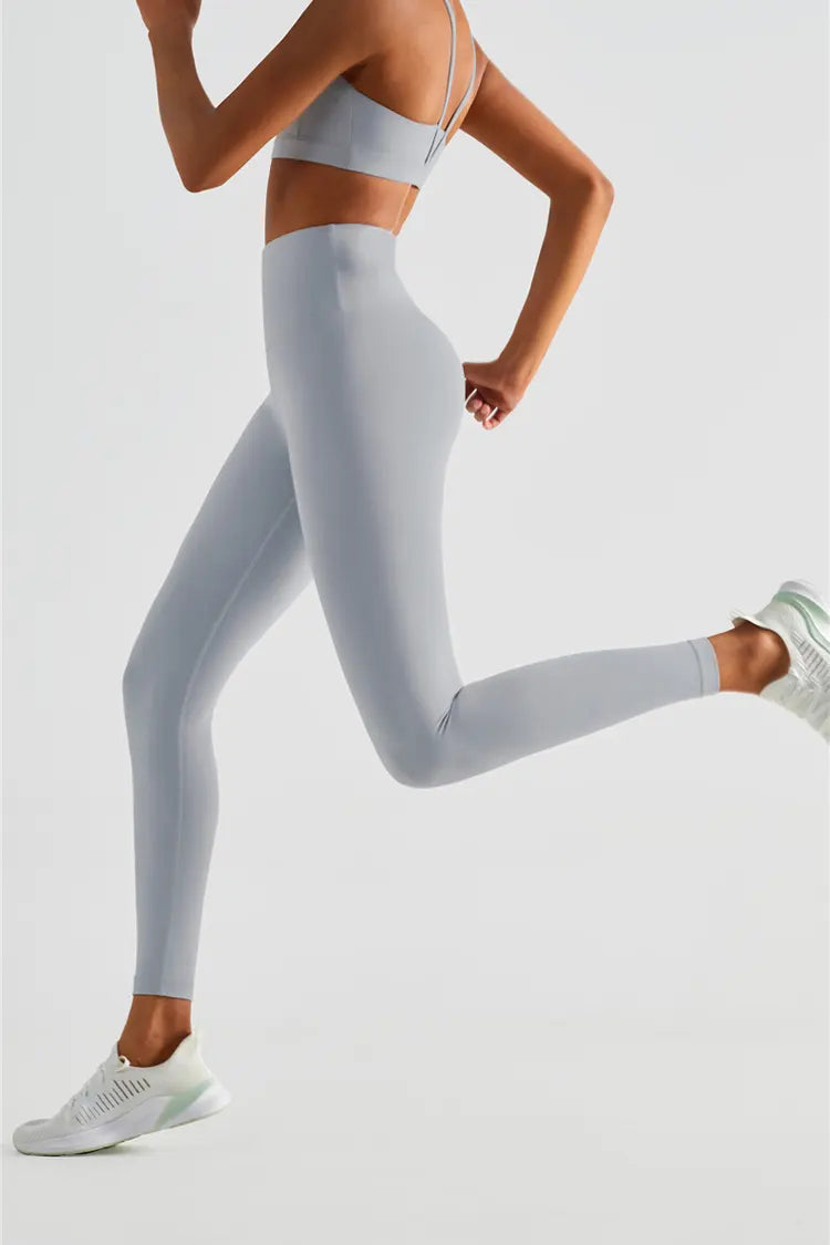 Lexi Rhino Gray High-Rise Tight Leggings