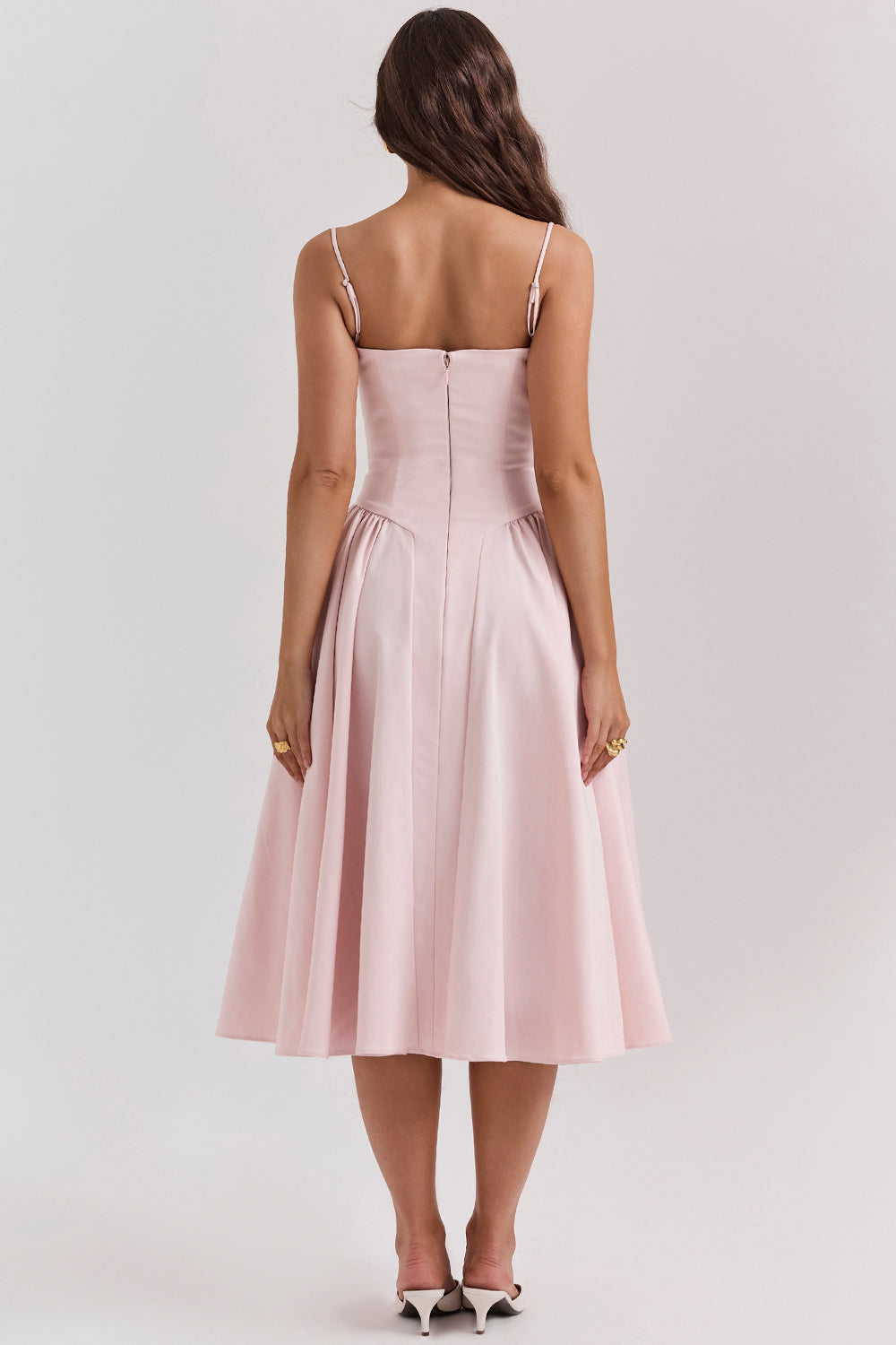 Soraya Dress – Elegant Corset Midi Dress